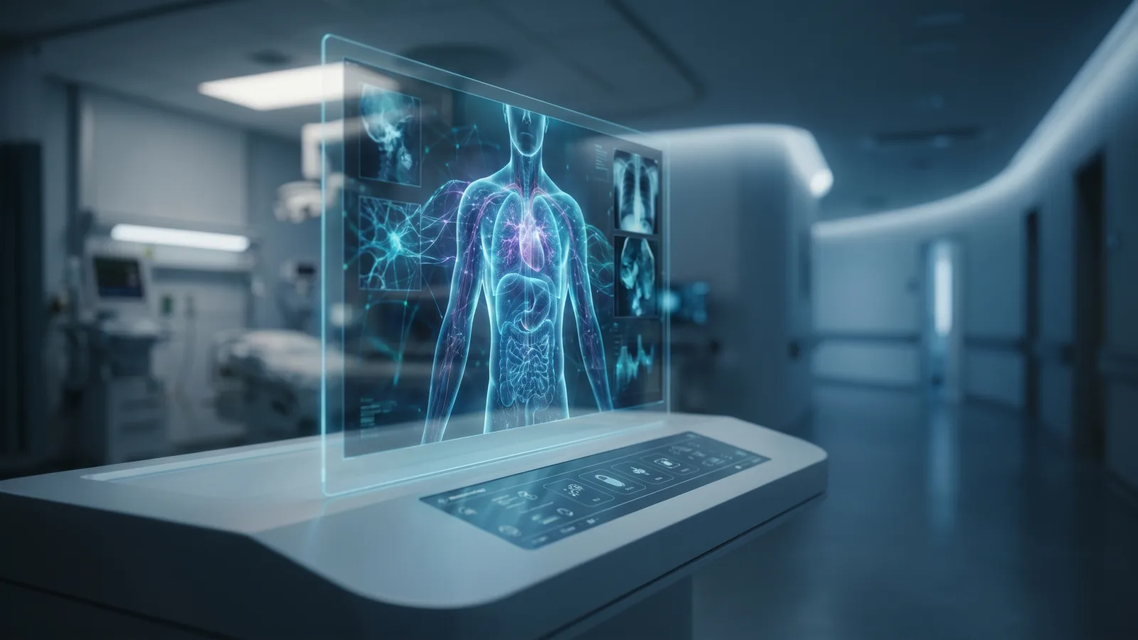 Interface d'imagerie médicale assistée par IA en santé