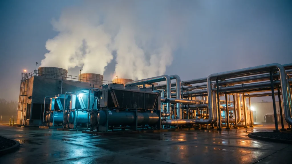 Installations de refroidissement et tours aerorefrigerantes d un datacenter